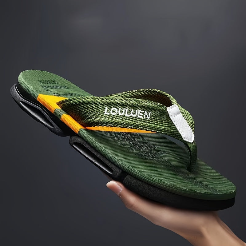Men's Flip Flops, Lightweight Comfy Non Slip Thong Sandals For Indoor Outdoor Beach, Spring And Summer