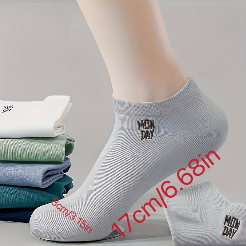 5 Pairs of Men'S Fashionable And Simple Low Cut Socks, Comfortable And Breathable Thin Socks, Suitable for Daily And Outdoor Wear, Suitable for Spring And Summer