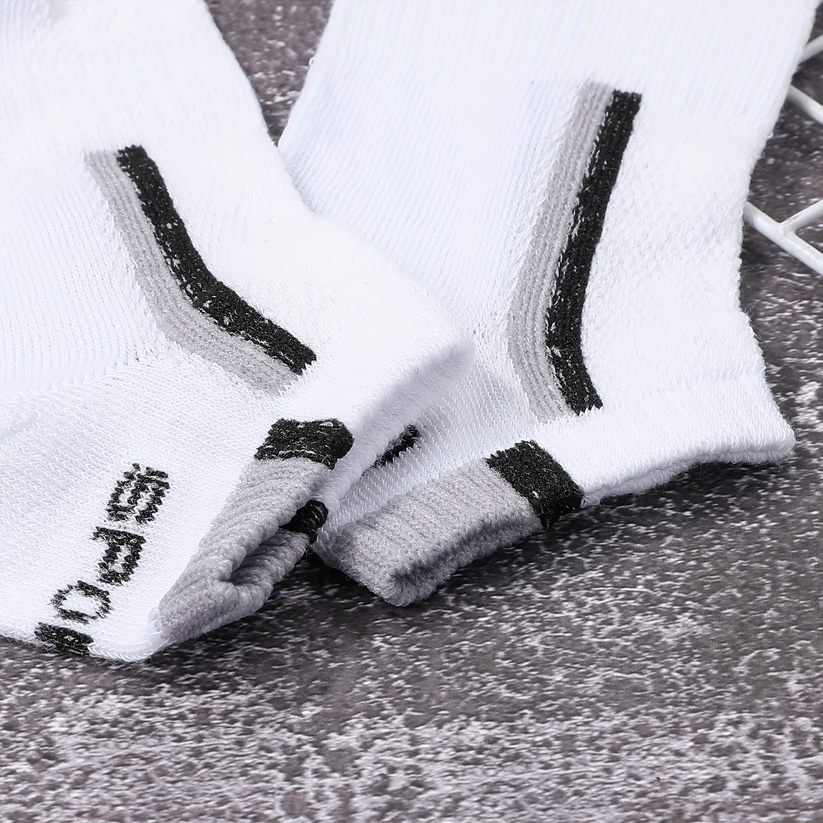 5pcs Men's Summer Thin Ankle Socks - Breathable Mesh, Sweat-Wicking, Low-Cut Athletic & Casual Socks in Black, Blue, White, Gray, Maroon with \