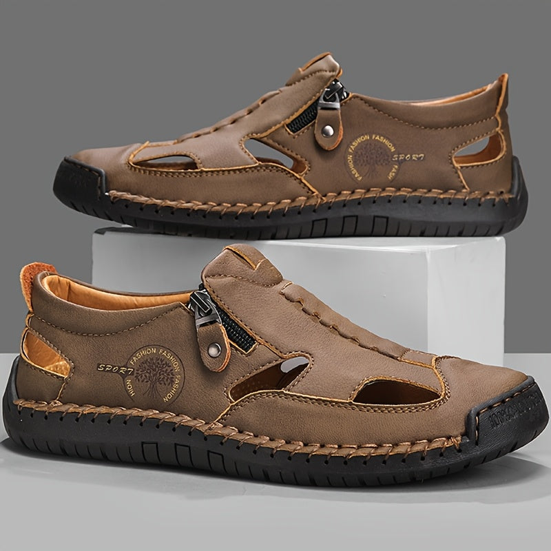 Mens Sandals for Men Men's Black Brown Grey Size Summer Flip Flops Slippers Shoes Male Hiking Shoe for Man Casual