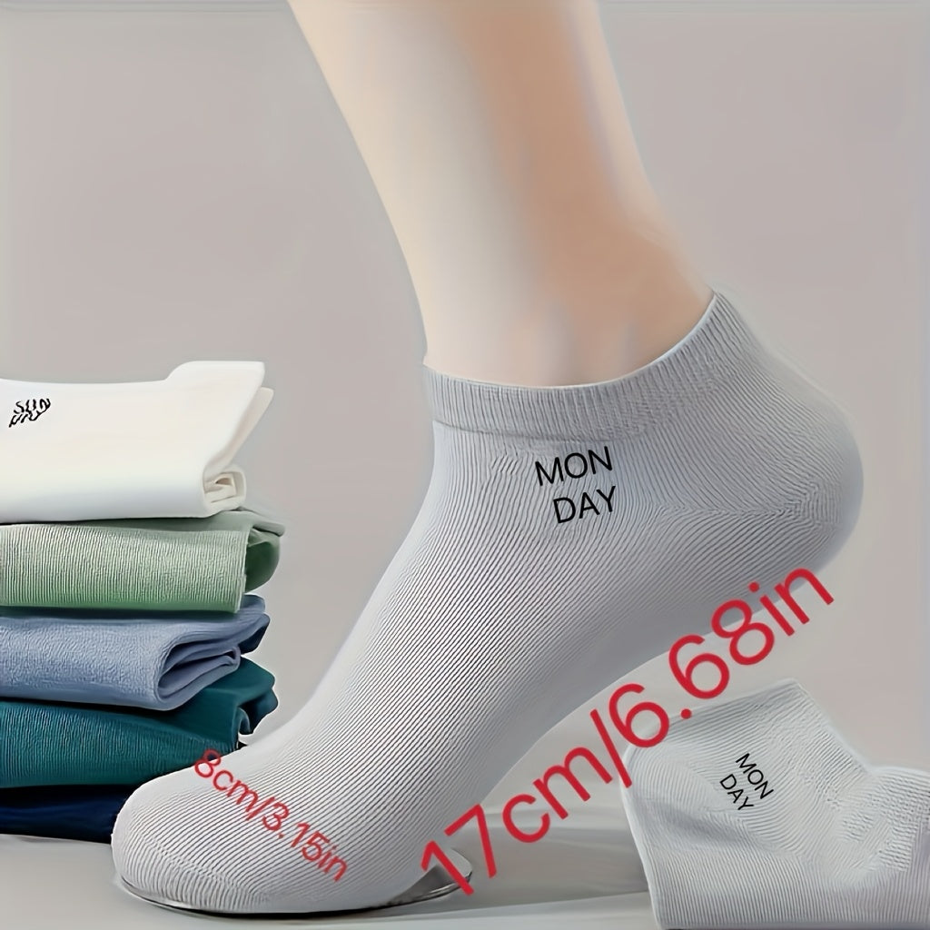5 Pairs of Men'S Fashionable And Simple Low Cut Socks, Comfortable And Breathable Thin Socks, Suitable for Daily And Outdoor Wear, Suitable for Spring And Summer