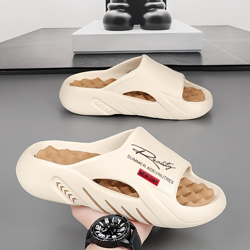 Men'S New Summer Sandals for Outdoor Sports, Non-Slip Home Leisure, Foot Massage, Thick-Soled Beach And Slippers.