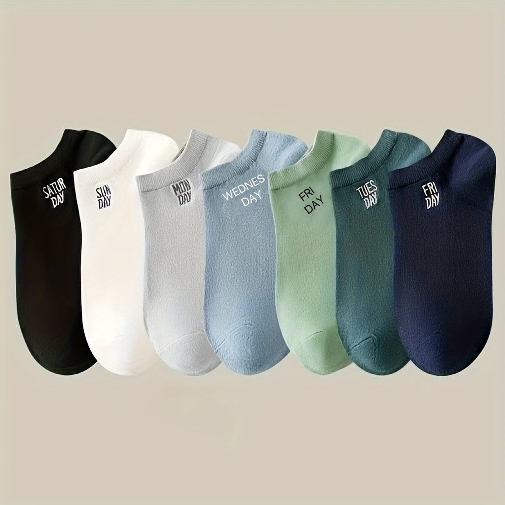 5 Pairs of Men'S Fashionable And Simple Low Cut Socks, Comfortable And Breathable Thin Socks, Suitable for Daily And Outdoor Wear, Suitable for Spring And Summer