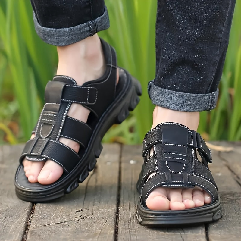 Men'S Fashion Sandals, Dual Use for Cooling and Dragging, Casual Outdoor Walking Shoes, Multiple Colors Available in Sizes 36-46